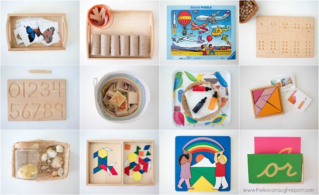 Some Montessori friendly toys and DIYs for a 4-year-old. 