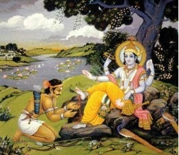 Shree krishna death