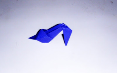 Origami High Heel shoes 3d