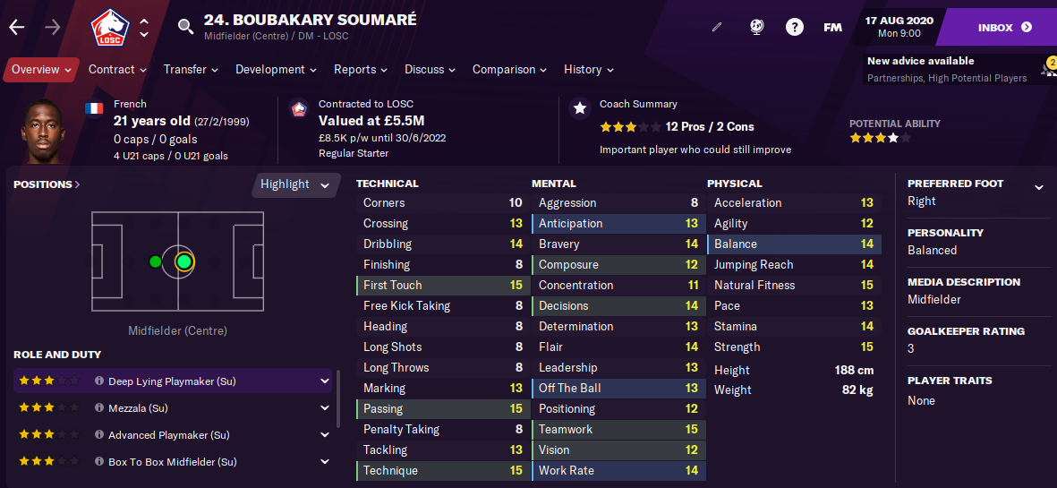 FM21 Boubakary Soumare