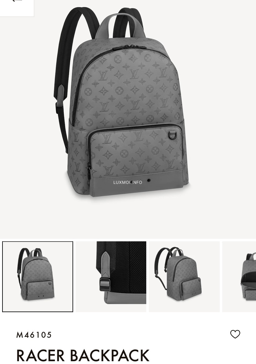 Shop Louis Vuitton Racer Backpack (M46105) by nordsud