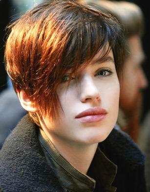 Asymetrical shag short Hairstyle 2010