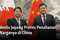 Menlu Jepang Yoshimasa Hayashi Protes Penahanan Warganya di China