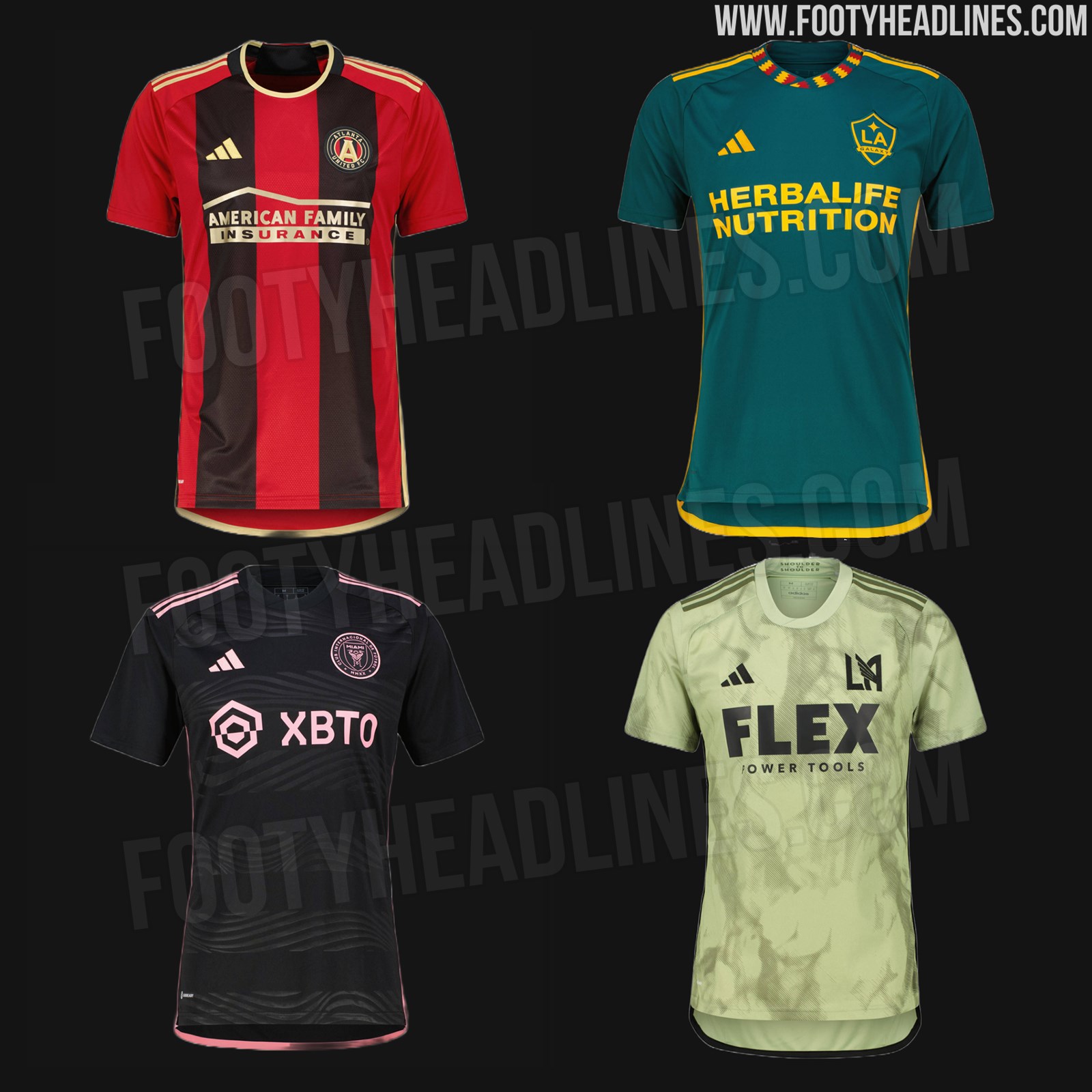 Atlanta United, Inter Miami, LA Galaxy & LAFC 2023 Kits Leaked - Footy  Headlines