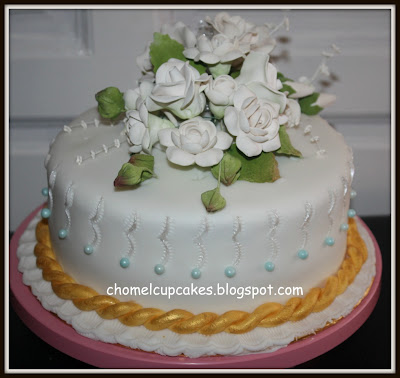 Topping Deco Fondant Theme Gold and White