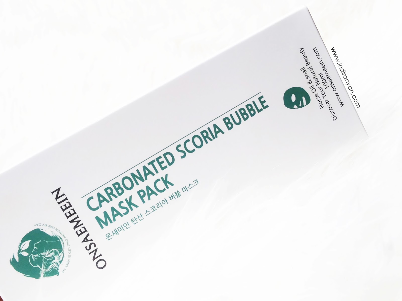 onsaemeein-carbonated-scoria-bubble-mask-pack, review-onsaemeein