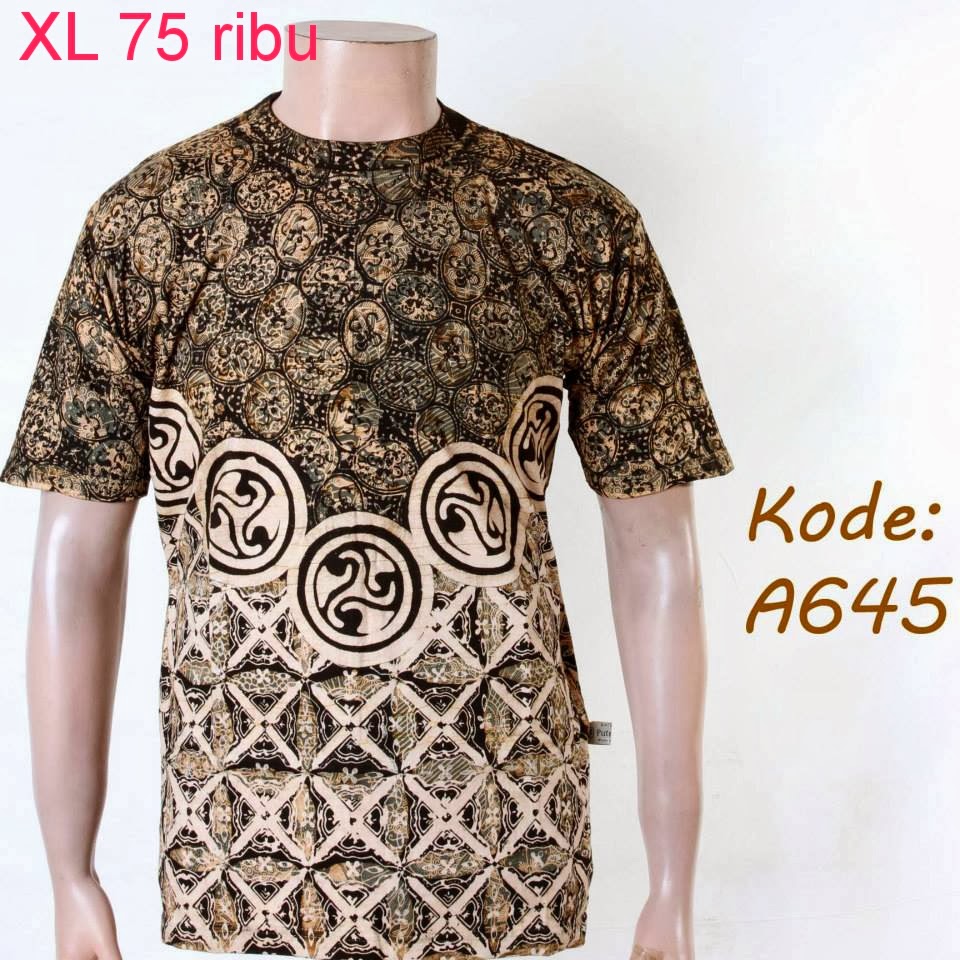 Baju Kaos Batik untuk Cowok Model Batik Model Baju Batik