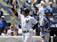 Alex Rodriguez passes Lou Gehrig for sole possession of fourth place on the all-time RBI list.