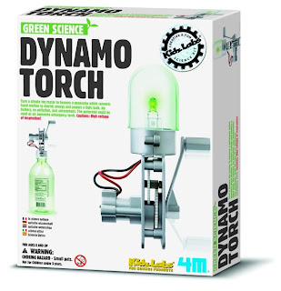 Green Science Dynamo Torch as seen in the Independents 50Best Christmas Toys guide