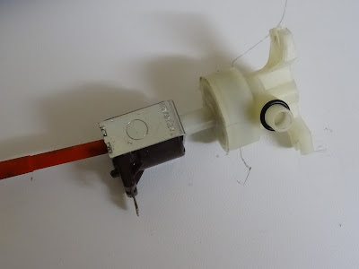 To save money you can just replace the solenoid winding on the inlet control valve in an electric shower