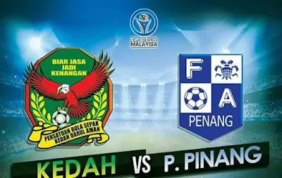 Live Streaming Kedah FA vs Pulau Pinang Liga Super 2017 25 Februari 2017