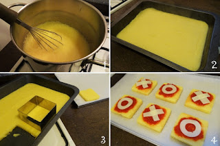 foto preparazione pizza polenta per bambini