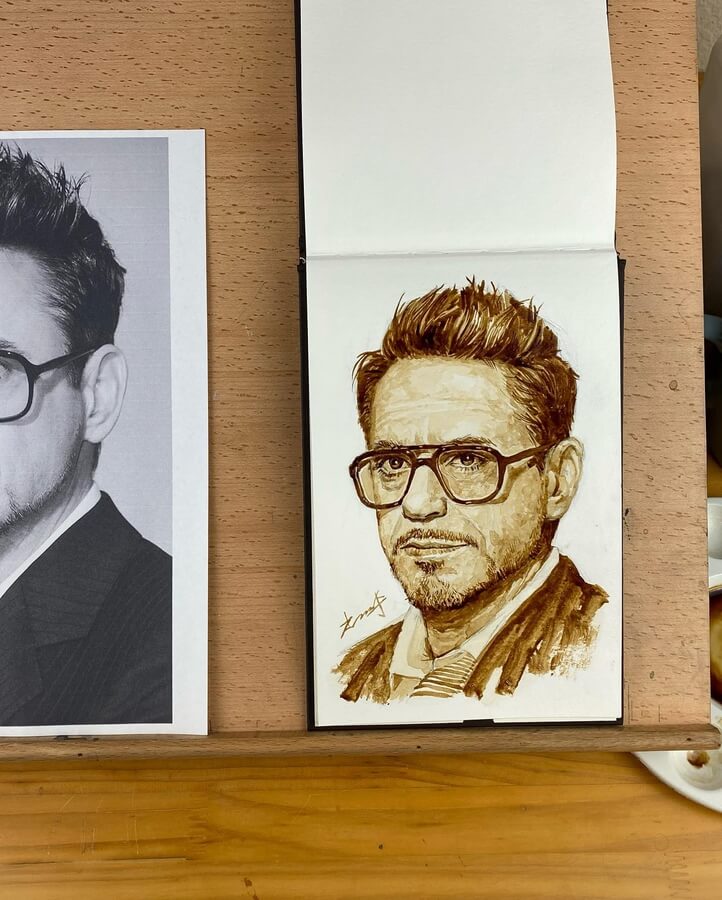 10-Robert-Downey-Jr-Celebrity-Coffee-Paintings-Kisoo-Chai-www-designstack-co