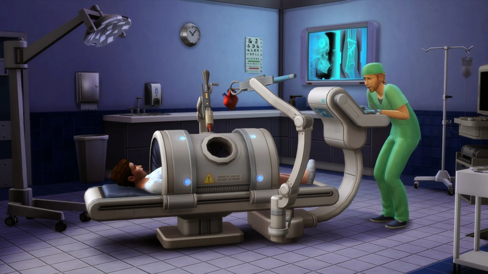 Imagen de la profesión médico del juego Los Sims 4 ¡A trabajar!