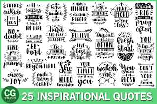 Inspirational quotes SVG Bundle, motivational svg, be kind svg, believe svg, svg sayings, inspirational svg, positive svg, beautiful svg dxf