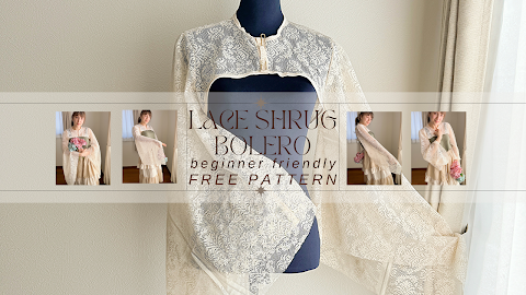 How I Sewed a Lace Bolero Shrug with a Free PDF Pattern (And You Can Too)