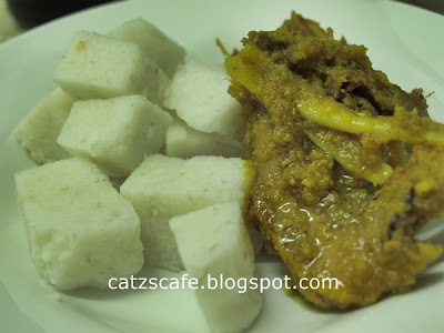 Catz's Cafe: Ayam ungkep lada hijau