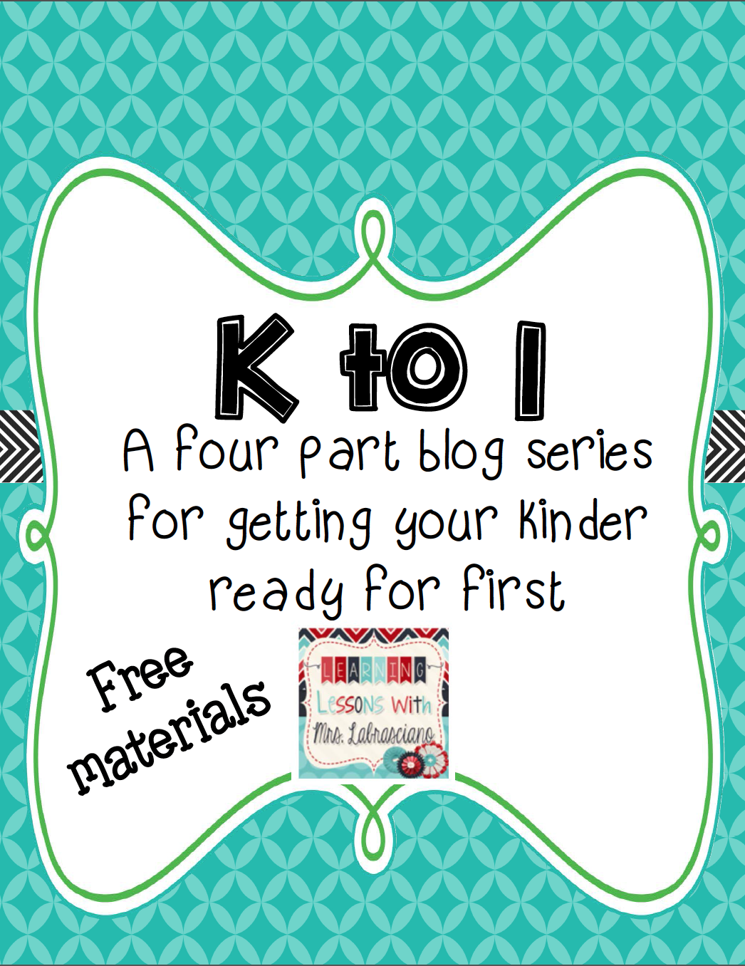  K to 1 Reading Readiness Pack