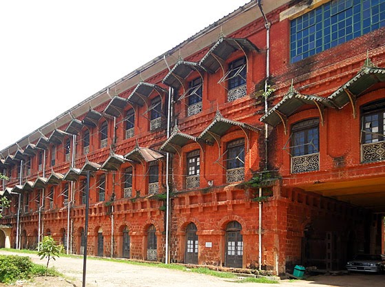 The Old Yangon Railway Station downtown