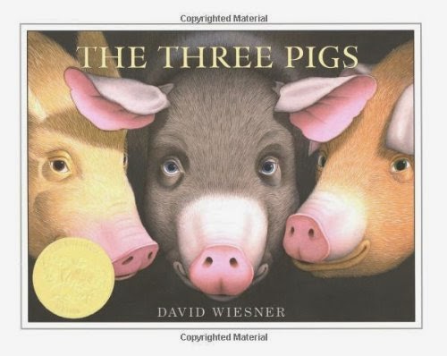 http://www.amazon.com/Three-Pigs-David-Wiesner/dp/0618007016/ref=sr_1_1?ie=UTF8&qid=1422377607&sr=8-1&keywords=david+weisner+3+pigs