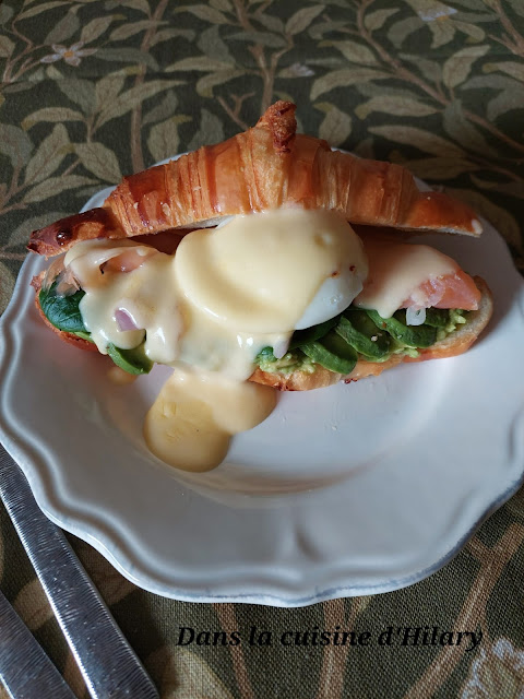 Croissant bénédicte - Dans la cuisine d'Hilary