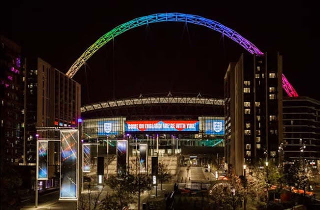 UK govt rebukes FA for not lighting up Wembley arch in Israel colours