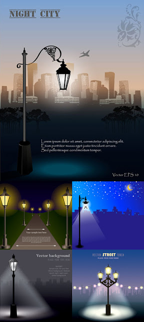 Street Lamps and Night City