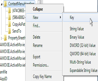 How to add new key to registry