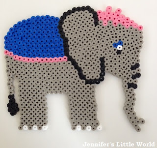 Mrs Jumbo from Dumbo in Hama beads