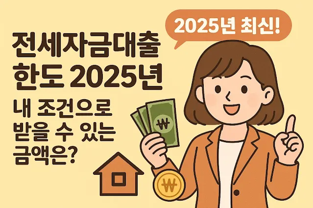 전세자금대출 한도 2025년 최신! 내 조건으로 받을 수 있는 금액은?