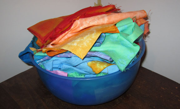 hand-dyed fabrics