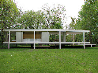 Casa Farnsworth. Historia, imágenes, arquitectura. 