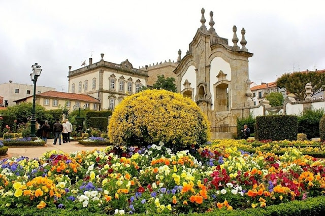A bela cidade de Barcelos em Portugal
