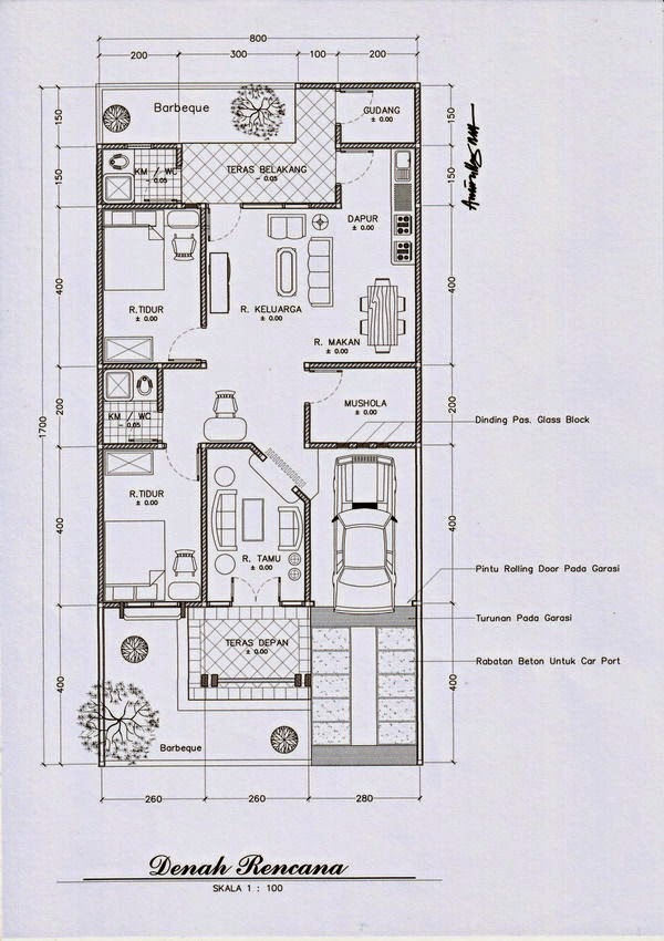 Desain Rumah  Ukuran  5x12  1  Lantai  Mainan Anak