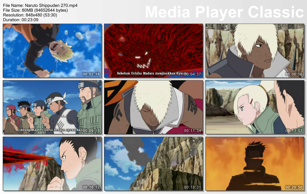 NARUTO SHIPPUDEN EPISODE 271 SUBTITLE BAHASA INDONESIA