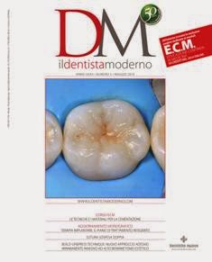 DM Il Dentista Moderno - Maggio 2014 | ISSN 1827-3726 | TRUE PDF | Mensile | Professionisti | Medicina | Odontoiatria | Implantologia
Da oltre trent’anni DM Il Dentista Moderno rappresenta il punto di riferimento per l’informazione tecnica e specializzata per l’odontoiatra; la sua tiratura certificata ne assicura una diffusione capillare.  La rivista è diretta da un Comitato scientifico di grande esperienza e autorevolezza che garantisce la qualità degli interventi.  DM Il Dentista Moderno viene realizzato, mensilmente, con il contributo di docenti universitari e di liberi professionisti e offre, attraverso una rigorosa selezione di articoli, informazioni teoriche, pratiche e operative particolarmente utili nell’attività clinica. Gli abbonati possono iscriversi a corsi ECM on line e acquisire crediti, rispondendo esattamente alle domande proposte alla fine dello studio.
In ogni numero vengono pubblicati lavori che abbracciano tutte le discipline dell’odontoiatria. All’interno, un aggiornamento monografico, articoli sulle più innovative ricerche scientifiche e casi clinici significativi, abstract, rubriche sugli aspetti pratici legati alla professione; un’inchiesta e un’intervista a un personaggio di spicco danno infine un quadro di quello che succede nel settore.