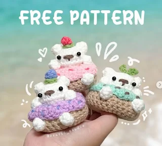 PATRON GRATIS OSO DONUT AMIGURUMI 62841