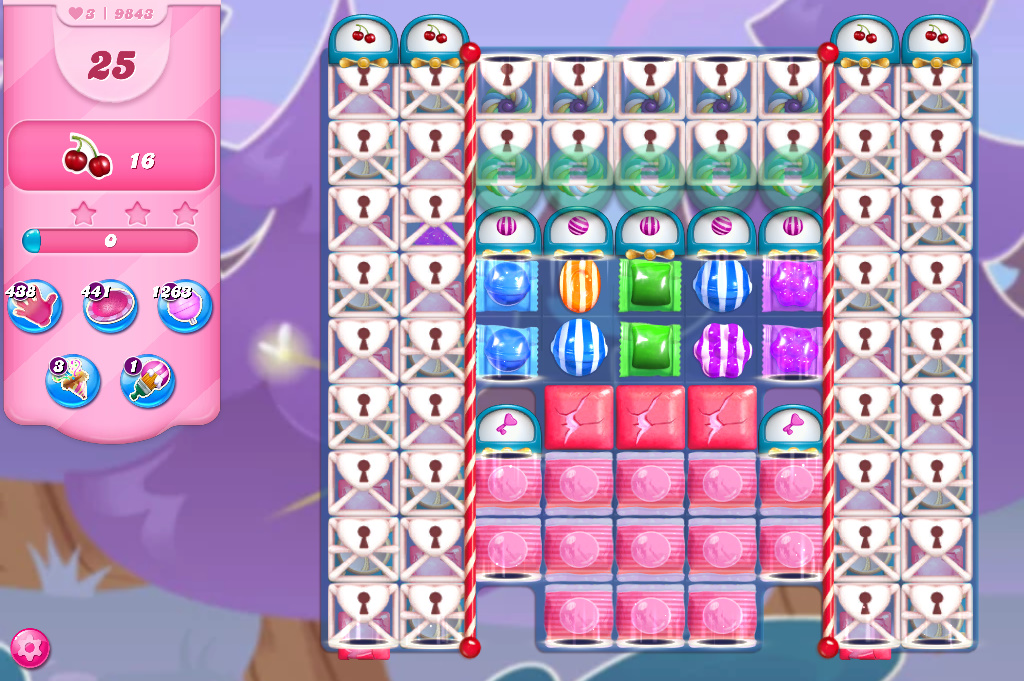 Candy Crush Saga level 9843