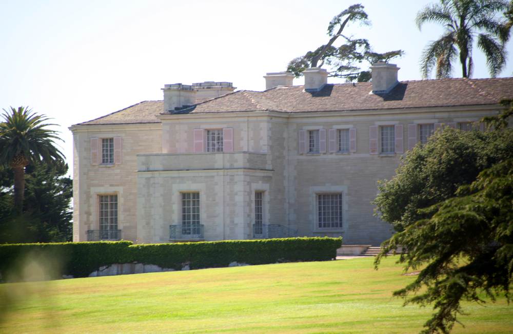 Huguette's Santa Barbara estate as it is today Although she had not visited