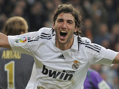 Gonzalo Higuain Real Madrid Celebration Wallpaper