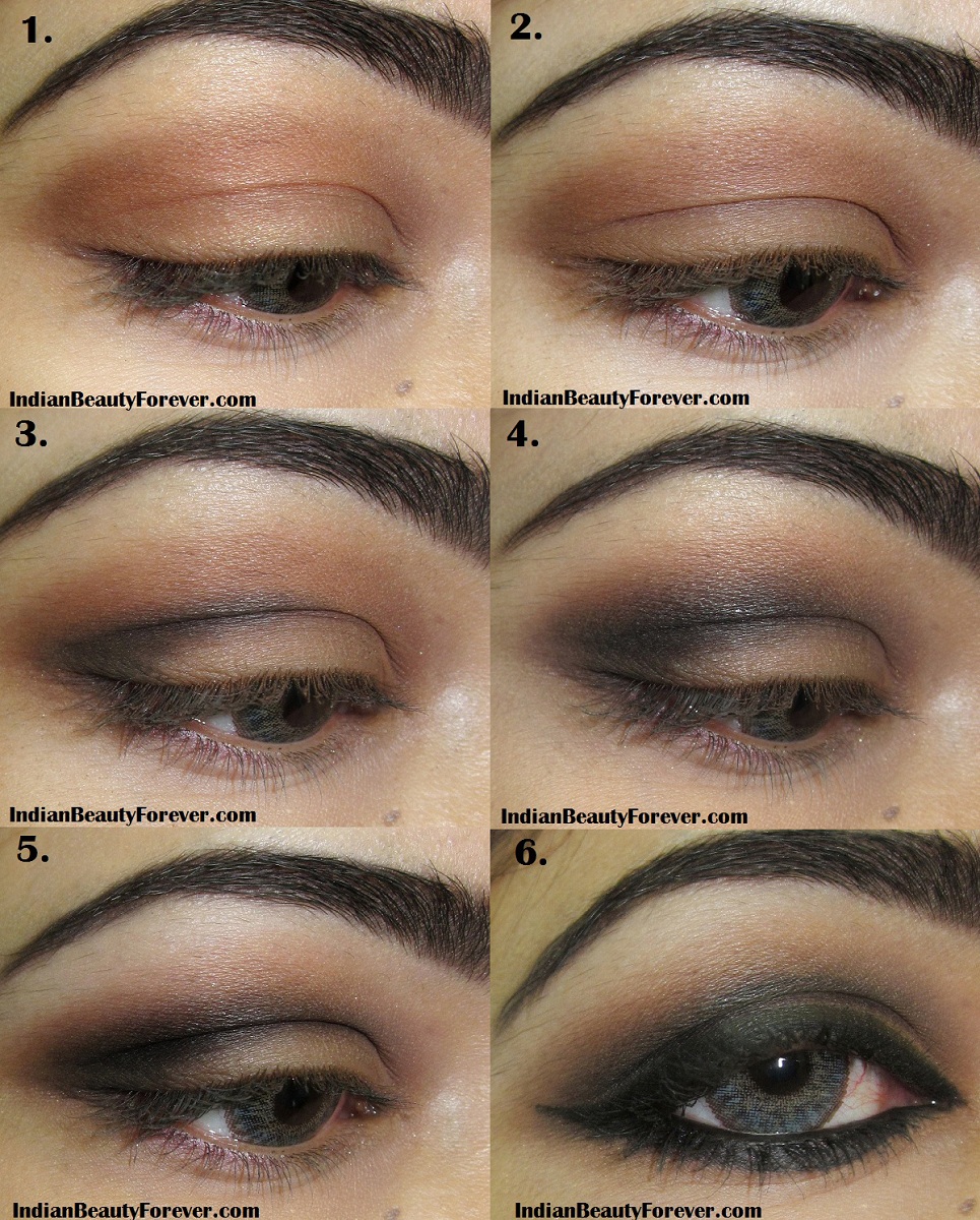 Smokey Brown Eye Makeup Step By Step Tutorial Indian Beauty Forever