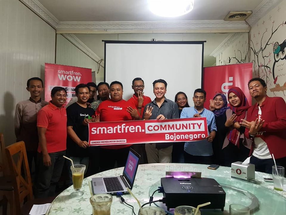 Smartfren Gelar Silaturrahim dengan Wartawan Bojonegoro, Kenalkan Program SmartPoin