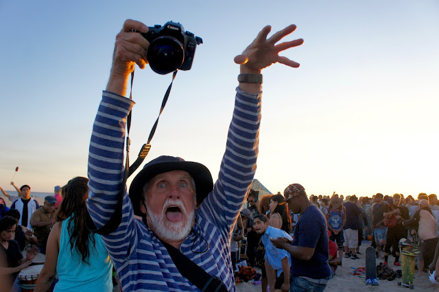 Another Year at the Venice Beach Drum Circle in Photos & Videos (2016-’17) by Omar Cherif, One Lucky Soul