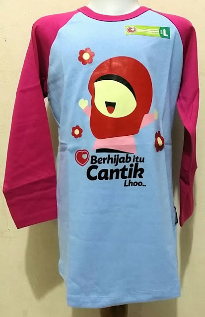 kaos anak perempuan tentang berhijab