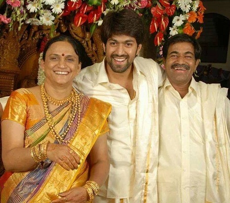 Yash with Father And Mother