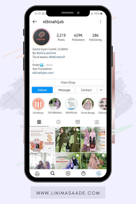 Akun Online Shop Toko Baju Hijab Instagram