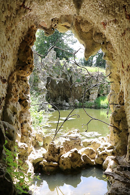 View from inside the crystal grotto, Painshill