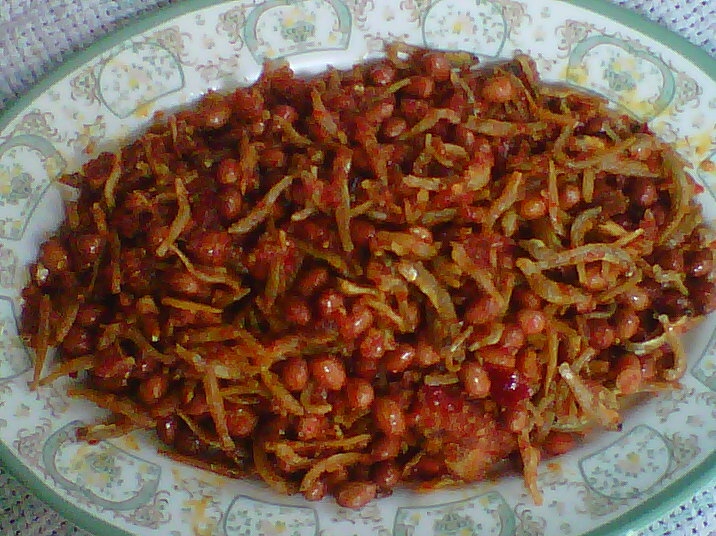 Resep Cara Membuat Sambal Teri Kacang Tanah