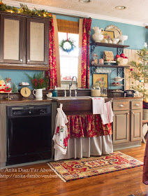 Christmas Kitchen- Far Above Rubies-How I Found My Style Sundays- Christmas Edition- From My Front Porch To Yours