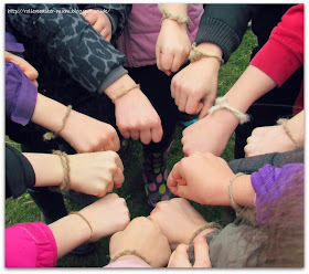 Celtic friendship bracelets, Butser Ancient Farm